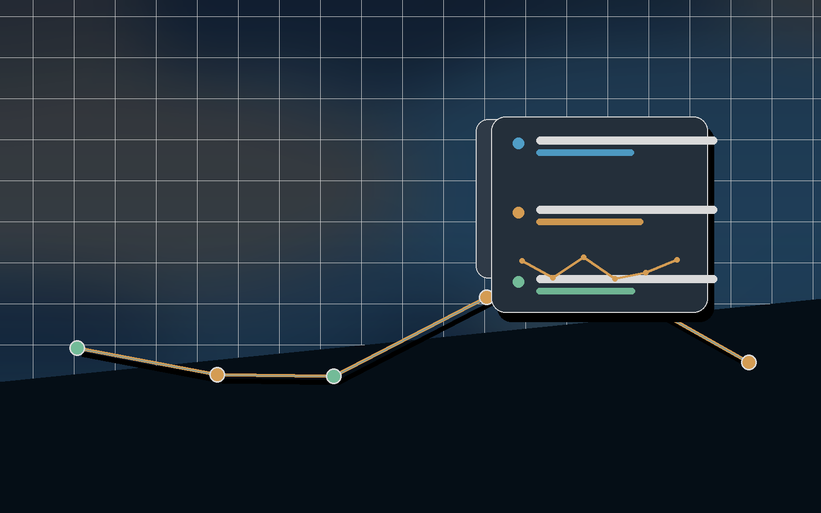 Training subscription dashboard with tier cards and workout trends.