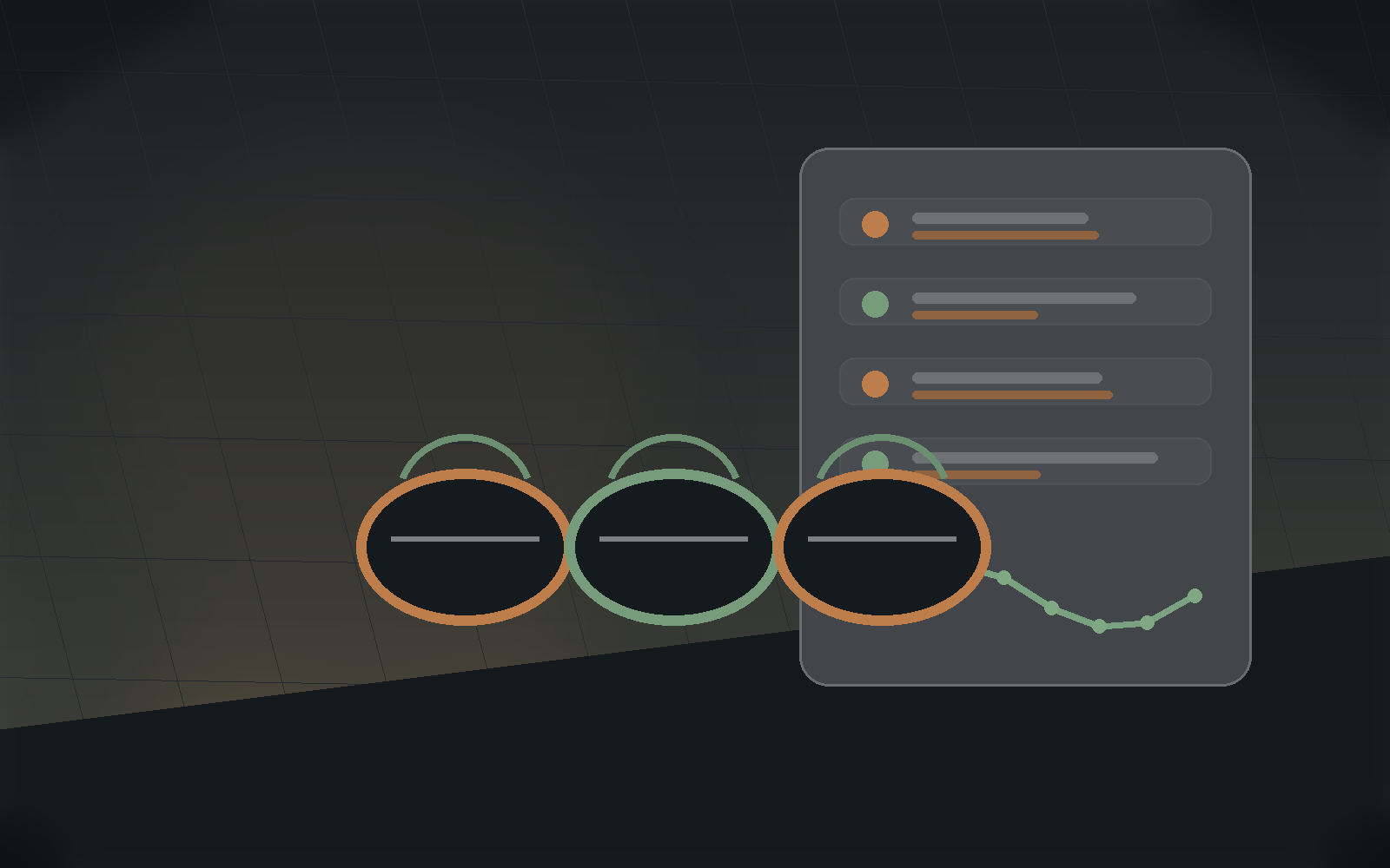 Gear tracking dashboard with shoe mileage and workout trend cards.